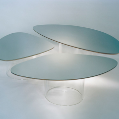 Nenuphar Miroir Table by Janette Laverriere - Perimeter Editions - Sold for roughly $35,000